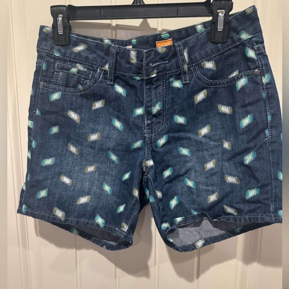 Pilcro & The Letterpress Stet Scribble Denim Short